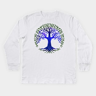 Magical Stars Tree Kids Long Sleeve T-Shirt